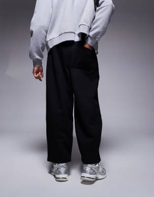 Shop Asos Design Heavyweight Balloon Cropped Sweatpants