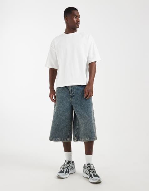 ASOS DESIGN heavyweight boxy oversized t-shirt in cream - view 1