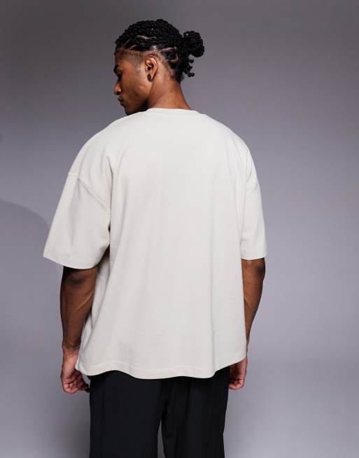 ASOS DESIGN heavyweight boxy oversized T-shirt with dropped