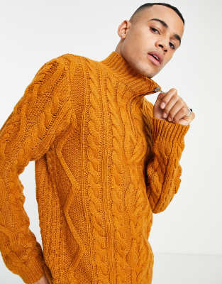 mens cable knit jumper ralph lauren