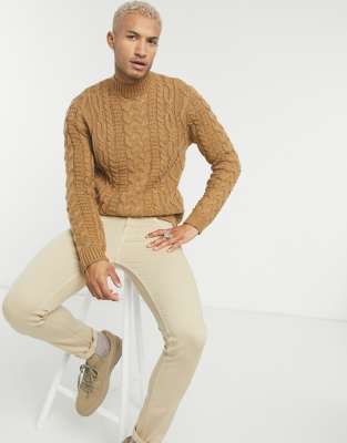 asos mens roll neck jumper