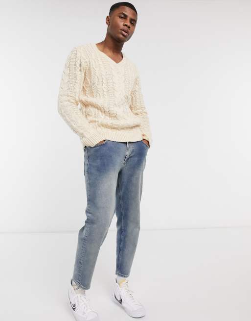 Asos cable knit outlet sweater