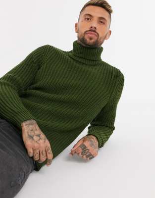 fisherman roll neck sweater