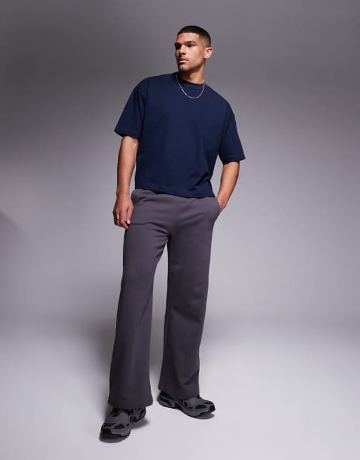 ASOS DESIGN heavyweight oversized boxy t-shirt in navy