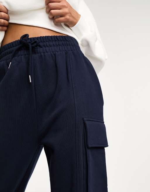 ASOS DESIGN oversized jogger in navy