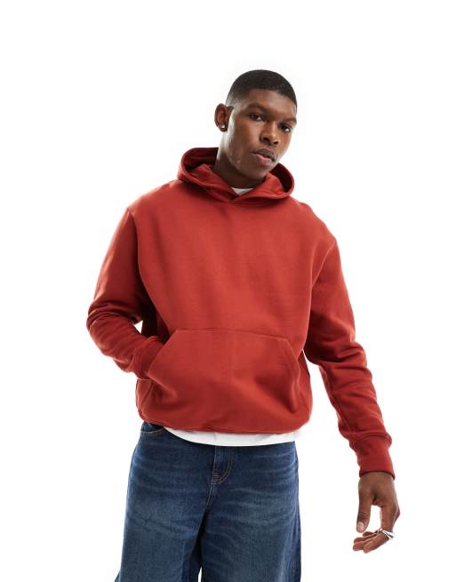 Burgundy oversized hoodie best sale