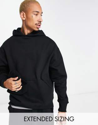 ASOS Heavyweight Oversized Hoodie in Red for Men