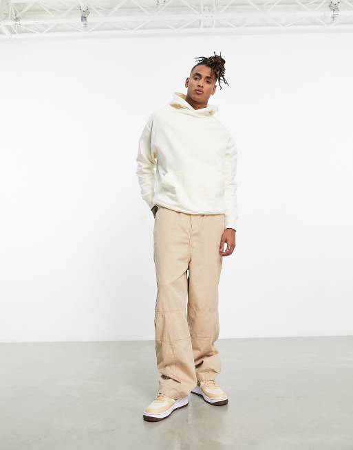 ASOS EDITION premium oversized heavyweight hoodie and sweatpants in oatmeal