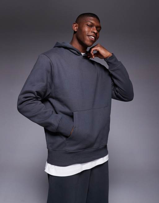 ASOS 4505 hoodie with neck warmer in black