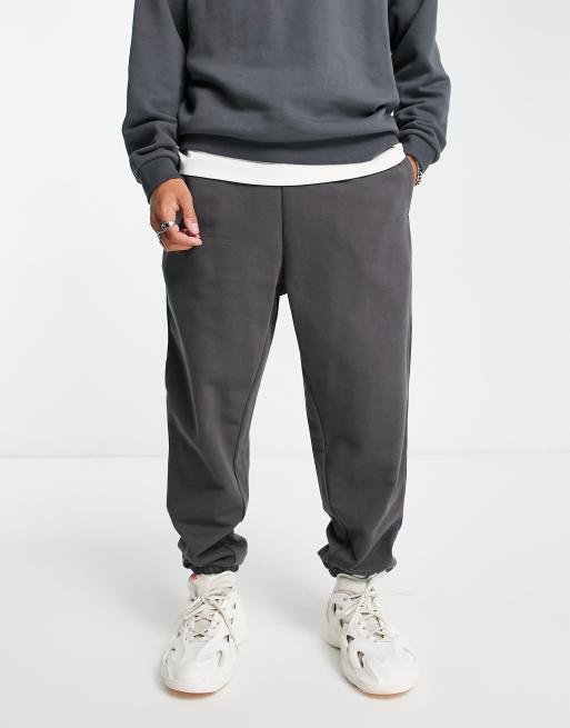 ASOS Oversized joggers in Black for Men