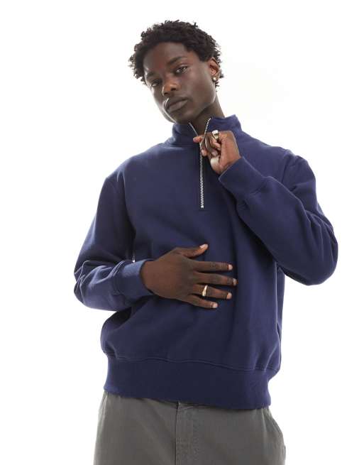 Oversized quarter zip hoodie hotsell