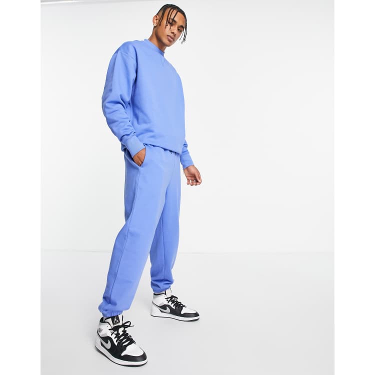 Bright best sale blue sweatpants