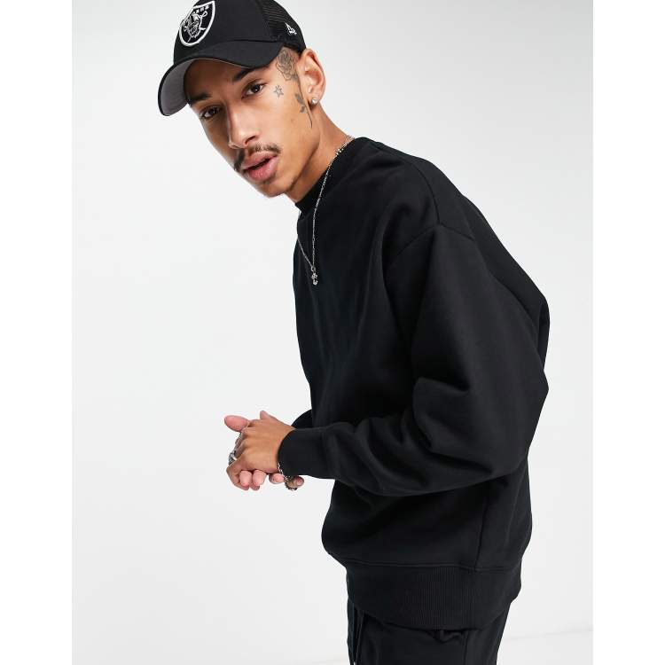 Black sweatshirt clearance asos