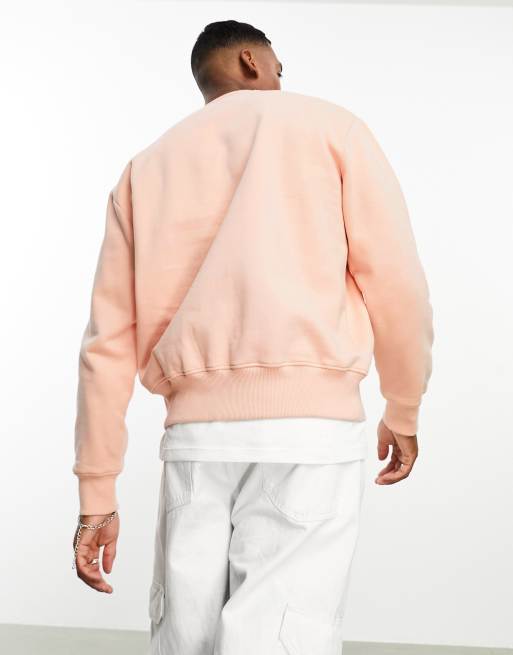 ASOS DESIGN sweatshirt in pink