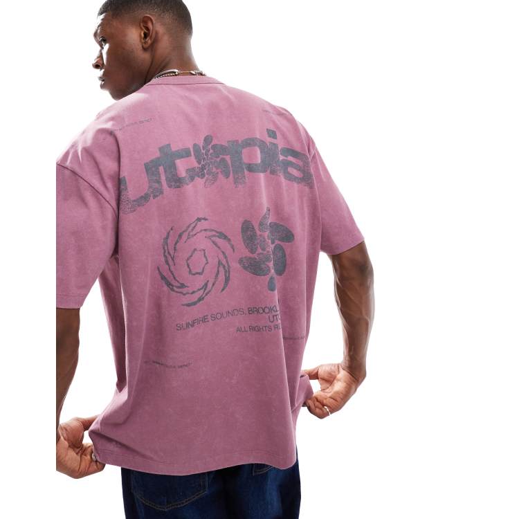 Tシャツ・カットソー Luxury Street Wear washed vintage sky pink be unisexual s-l1200.jpg