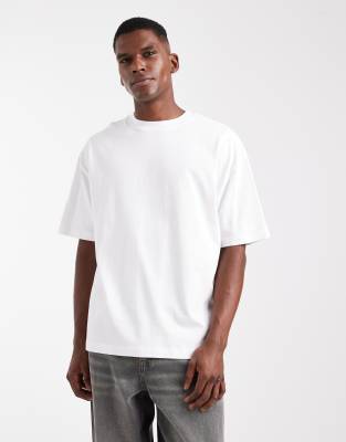 Asos Design Heavyweight Oversized T-shirt In White