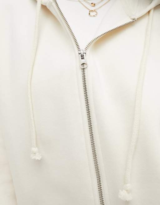 The Heavyweight Drawstring Hoodie in Cream