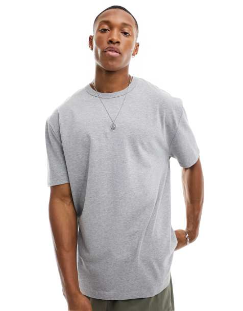 Grey t outlet shirt for man