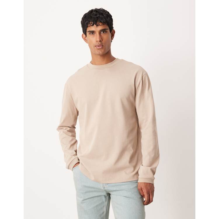 ASOS DESIGN heavyweight relaxed long sleeve t-shirt with