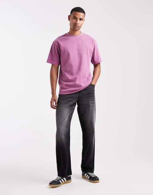 ASOS DESIGN heavyweight relaxed t-shirt in beaujolais, 2 of 5