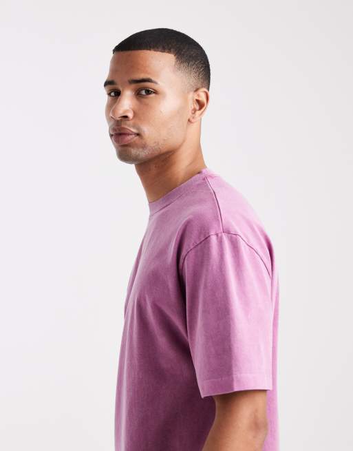 ASOS DESIGN heavyweight relaxed t-shirt in beaujolais, 4 of 5