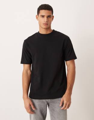 ASOS DESIGN ASOS DESIGN heavyweight relaxed t-shirt in black soft touch