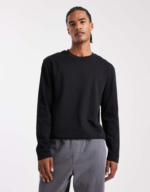 ASOS DESIGN heavyweight relaxed t-shirt in black 