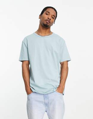 ASOS DESIGN heavyweight relaxed t-shirt in blue  