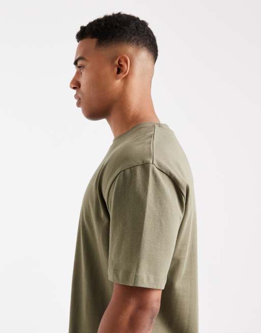 ASOS DESIGN heavyweight relaxed t-shirt in khaki   , 4 of 5