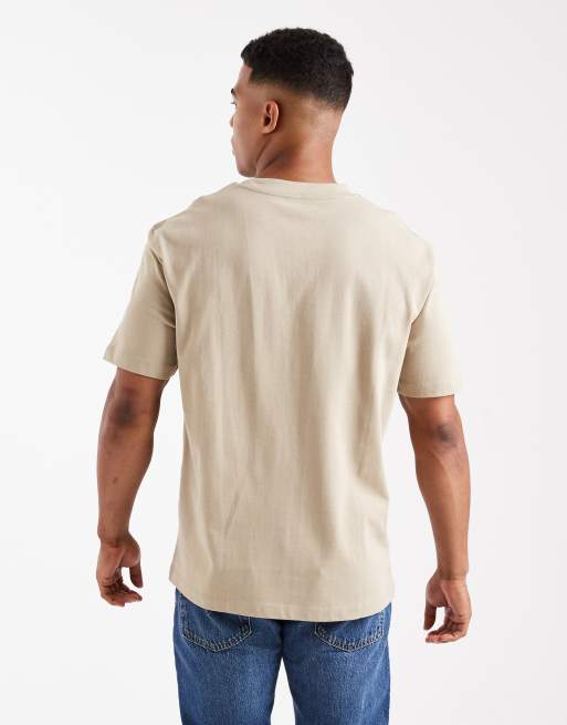 ASOS DESIGN heavyweight relaxed t-shirt in stone   , 3 of 5
