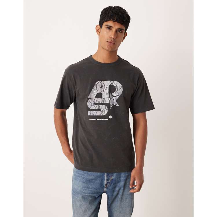 niceness photo t shirt Lサイズ ASOS DESIGN heavyweight relaxed t-shirt with street graphic