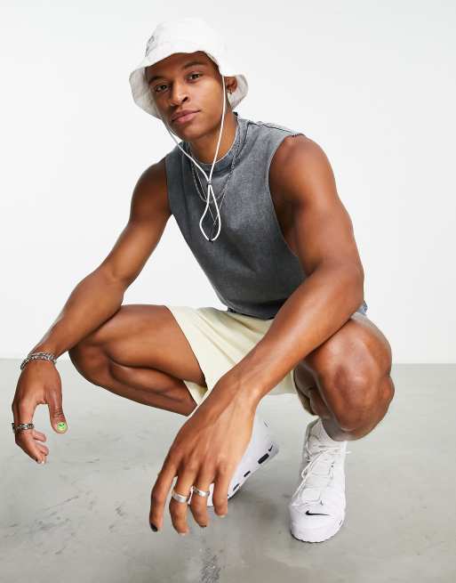 Acid wash vest clearance