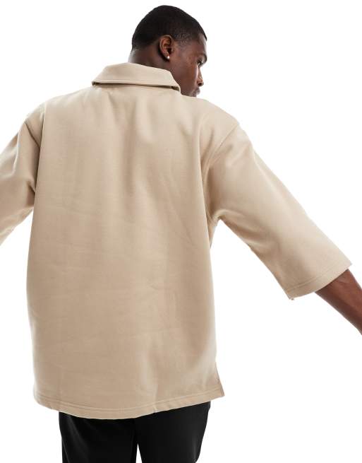 LON TWO SIDE SWEATSHIRT #03 チャコールベージュ 206580306-2