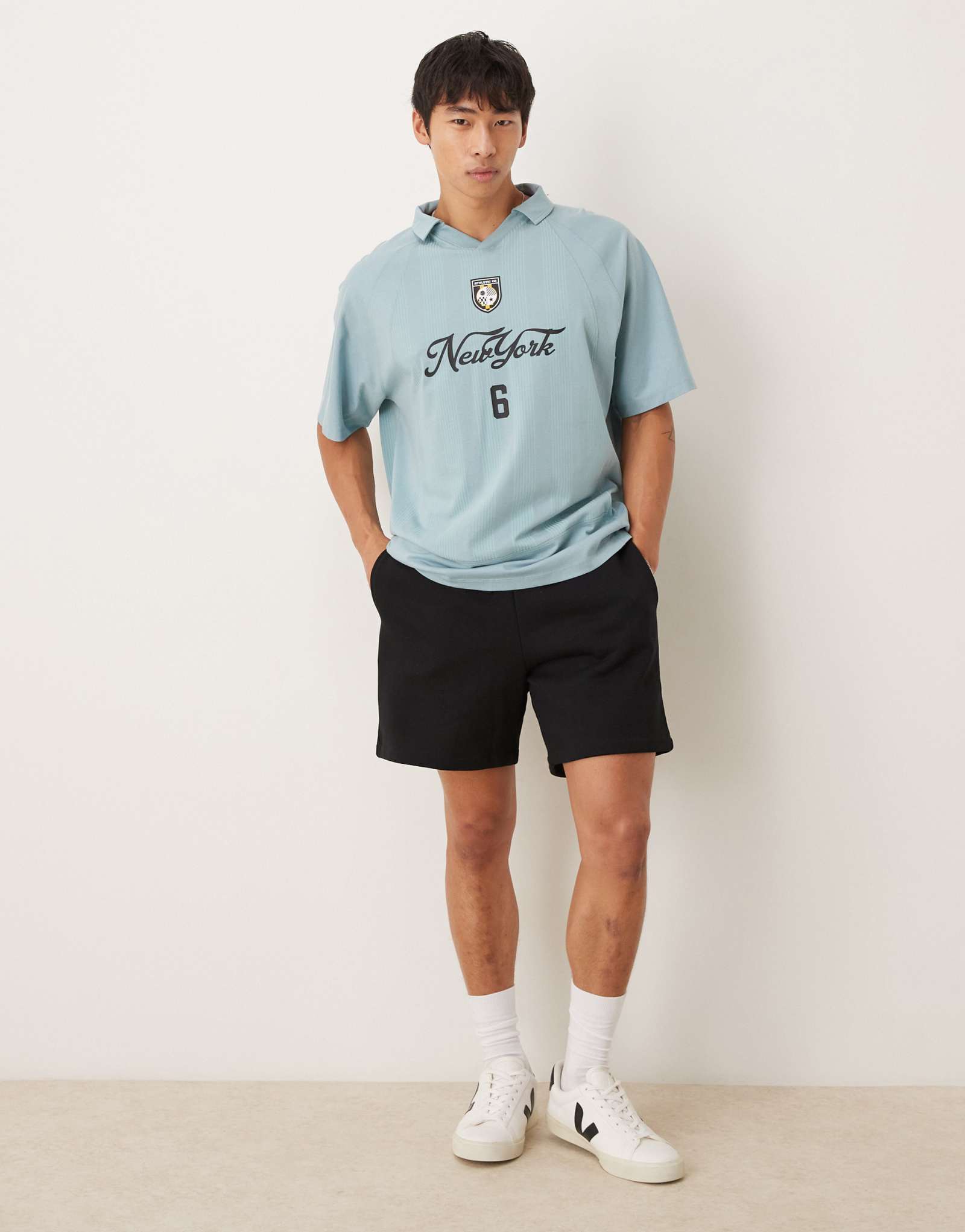 ДИЗАЙНЕРСКИЕ шорты ASOS в тяжелом весе черного цвета