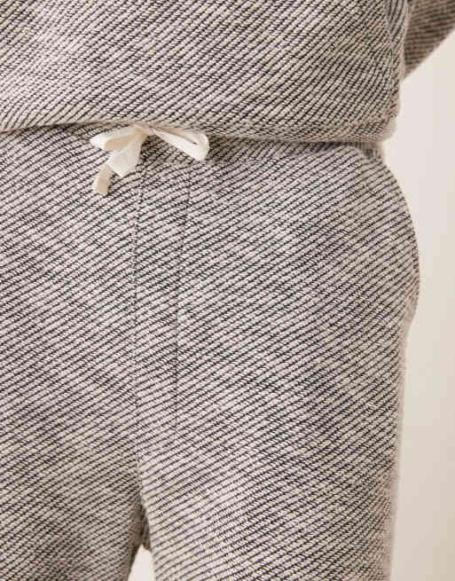 ASOS DESIGN heavyweight super baggy trackies in grey marl (part of a ...