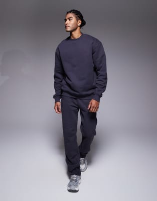 Asos Design Heavyweight Sweatpants In Multi