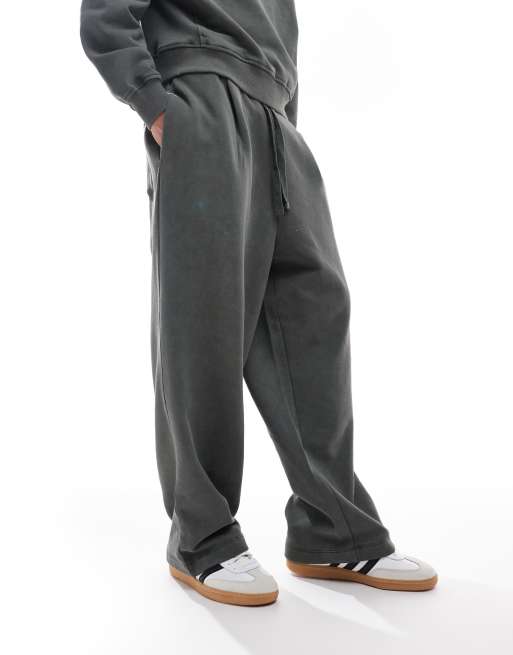 ASOS DESIGN heavyweight co-ord jogger in washed khaki