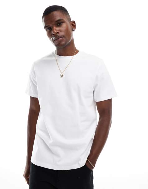 ASOS DESIGN heavyweight t-shirt 240gsm in white - view 1