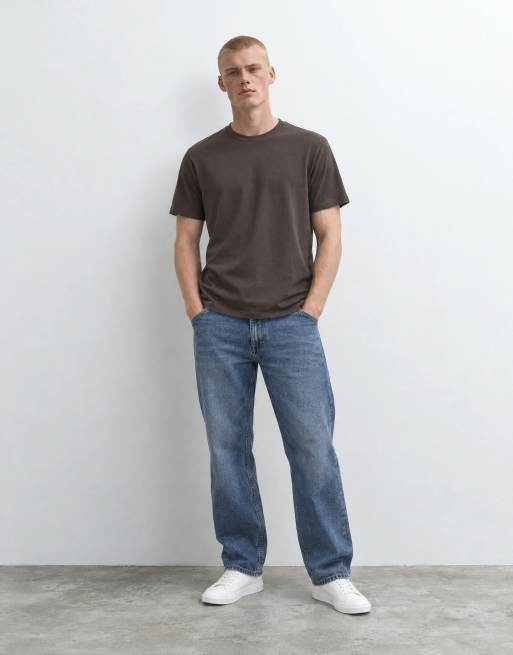 ASOS DESIGN heavyweight t-shirt in dark brown, 9 of 9
