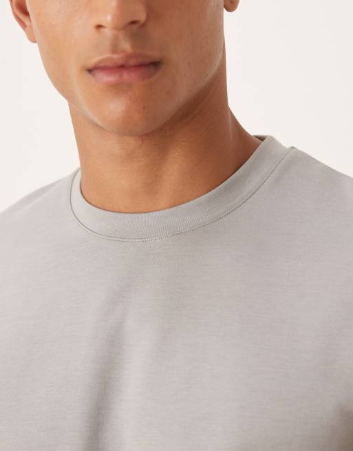 ASOS DESIGN heavyweight t-shirt in gray soft touch, 5 of 5