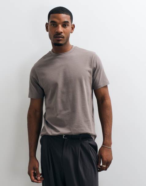 ASOS DESIGN heavyweight t-shirt in gray - view 1