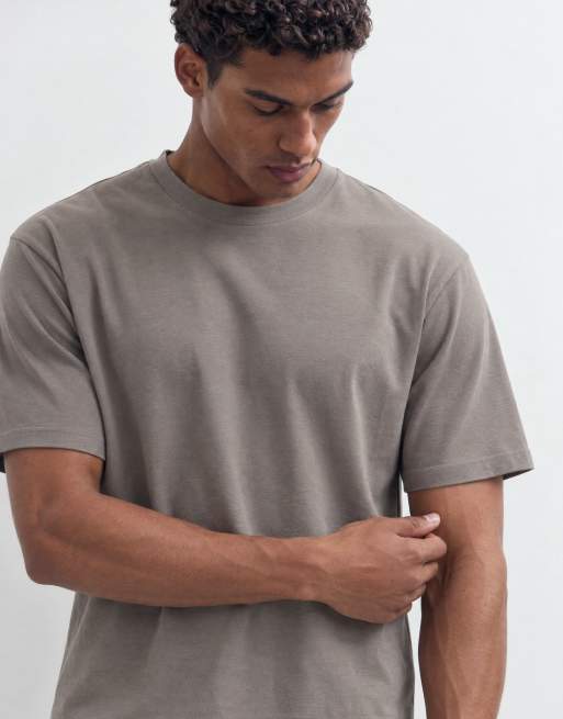 ASOS DESIGN heavyweight t-shirt in gray , 9 of 10