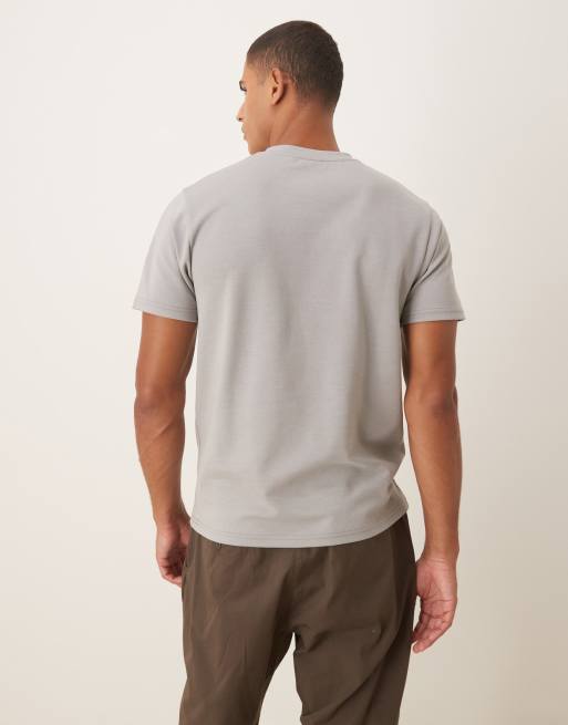 ASOS DESIGN heavyweight t-shirt in grey soft touch, 3 of 5