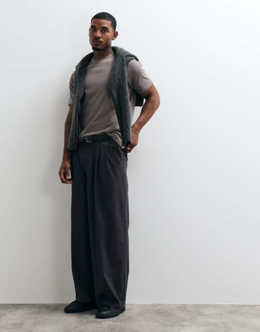 ASOS DESIGN heavyweight t-shirt in grey , 2 of 10