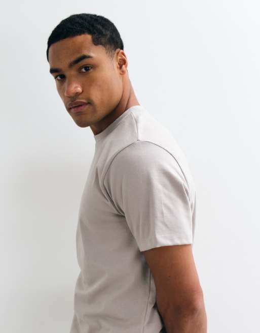 ASOS DESIGN heavyweight t-shirt in stone, 4 of 8