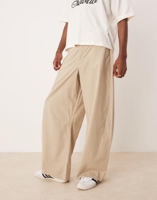 Asos Design Heavyweight Twisted Horseshoe Pants
