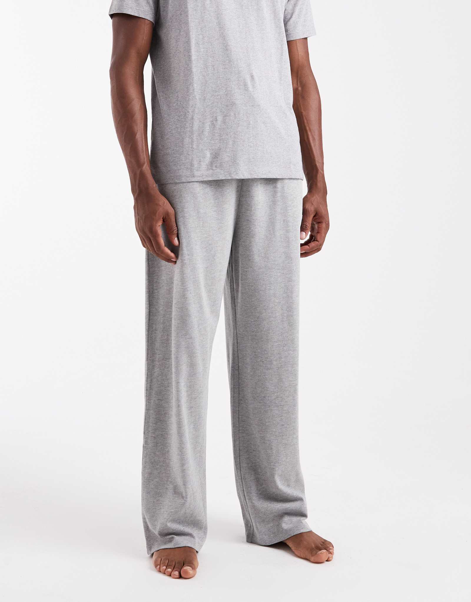 Широкие брюки для отдыха в тяжелом весе от ASOS DESIGN из серого вереска