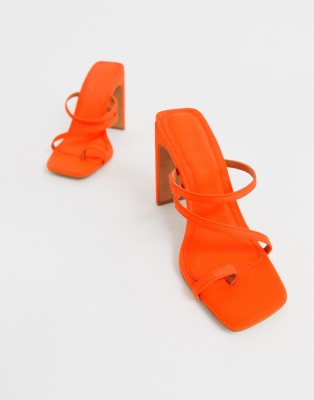 orange sandals