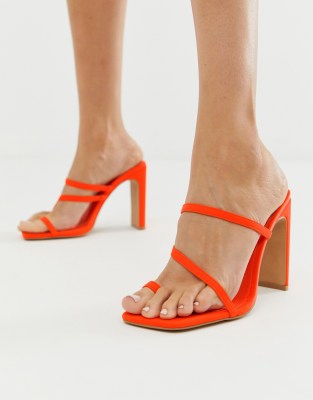 asos barely there sandals