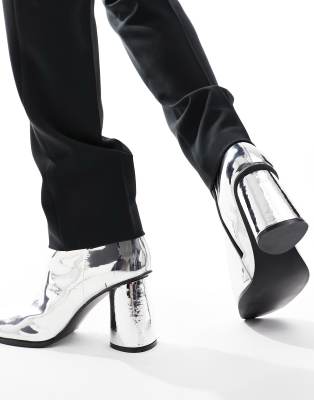 mm6 silver boots